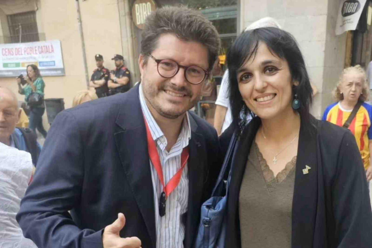 Kiko Ferrer con Sílvia Orriols