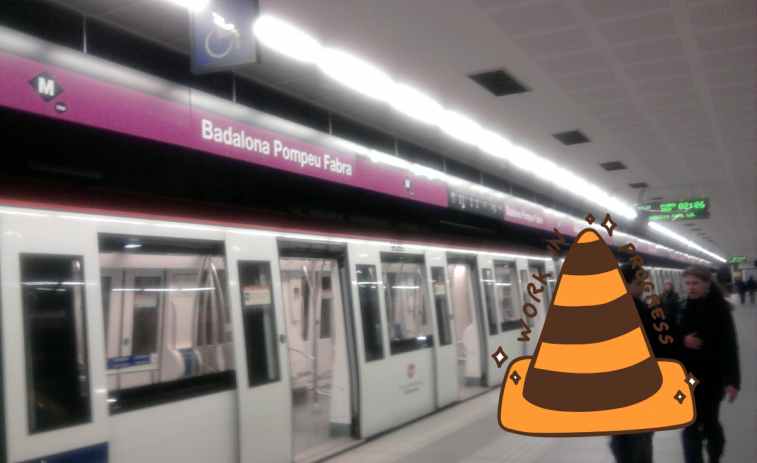 Obres al Metro: el tram de l'L2 entre La Pau i Pompeu Fabra no estarà disponible per Setmana Santa