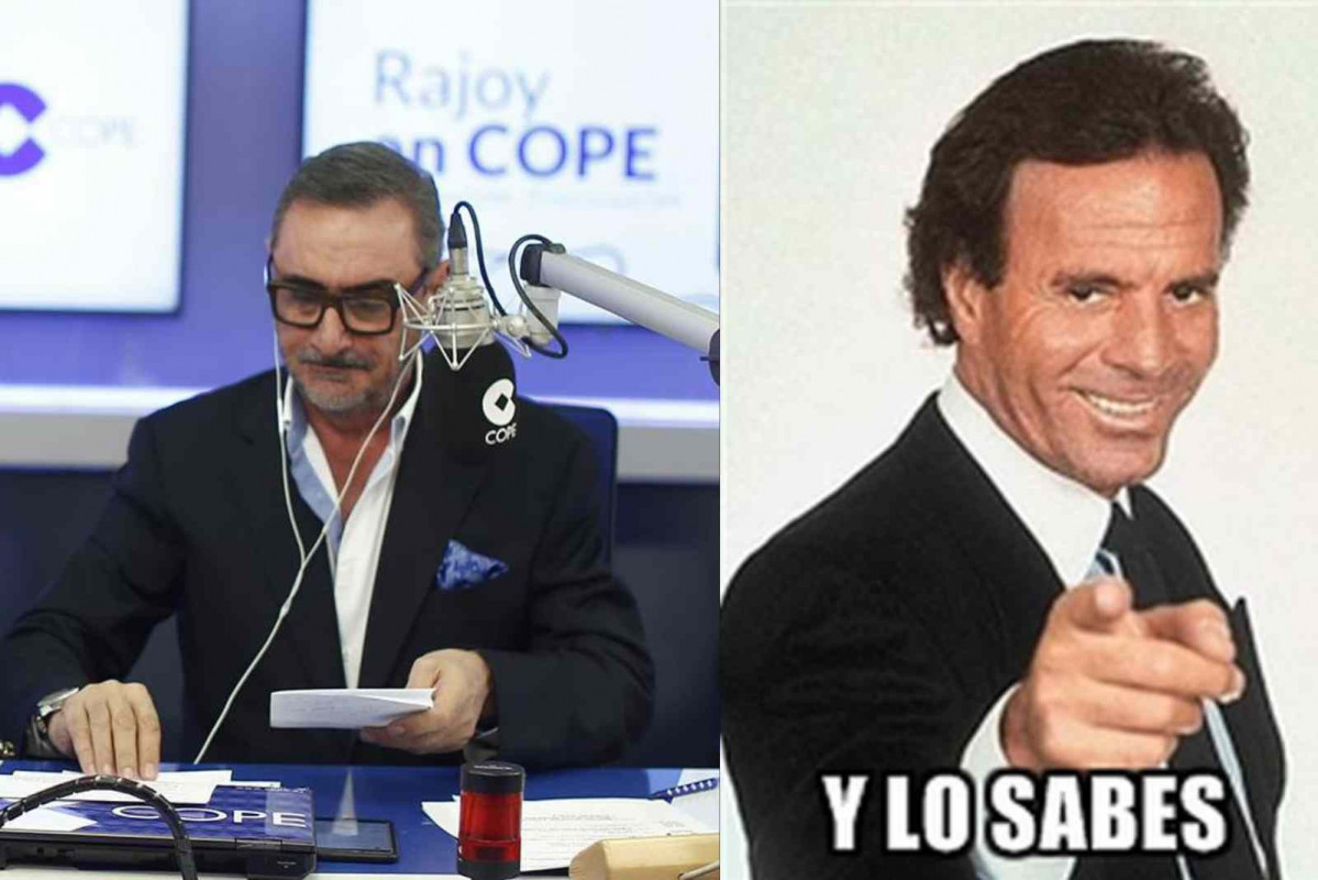 Carlos Herrera y Julio Iglesias