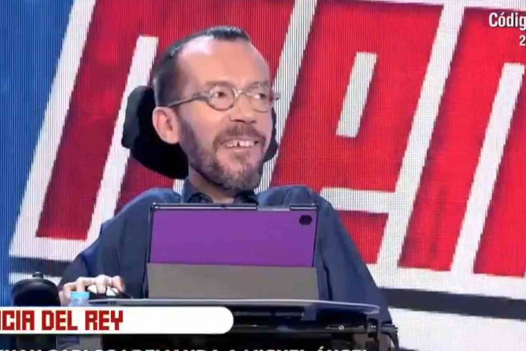 VÍDEO | El moment viral d'Echenique amb la denúncia de Joan Carles I: 