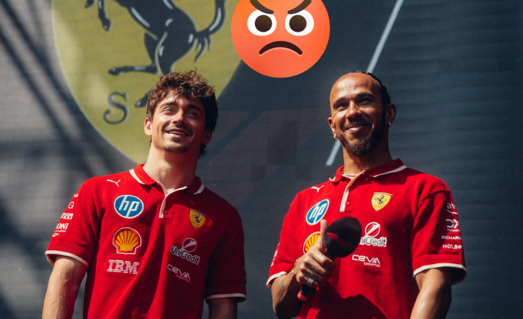 Problemes per a l'escuderia Ferrari: salten espurnes entre Hamilton i Leclerc
