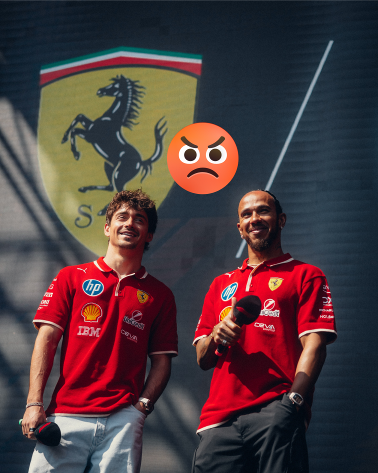 Problemes per a l'escuderia Ferrari: salten espurnes entre Hamilton i Leclerc