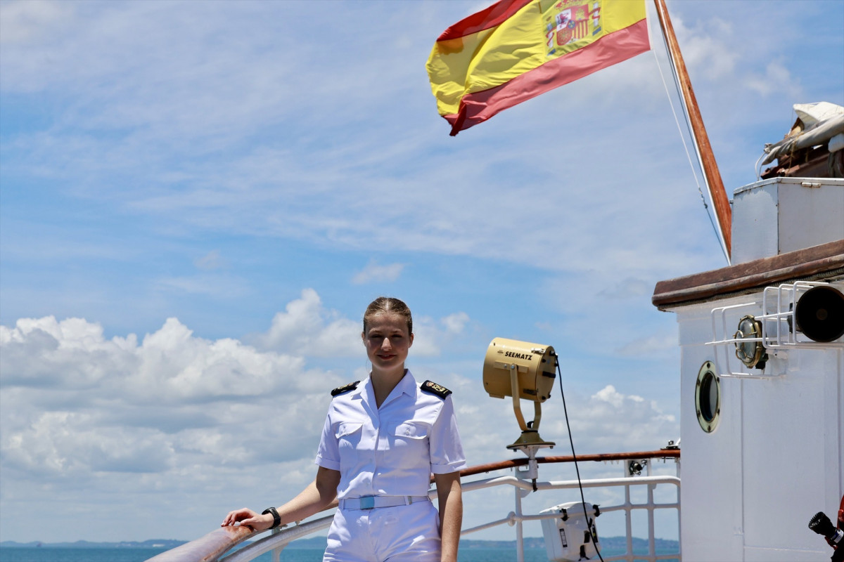 EuropaPress 6517618 princesa asturias bordo juan sebastian elcano antes llegar puerto salvador