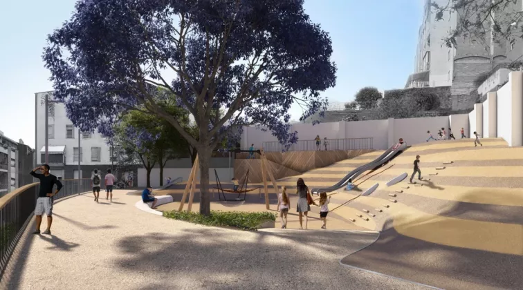 Barcelona modernitza els jocs dels jardins de Jaume Planas i Alemany del Carmel