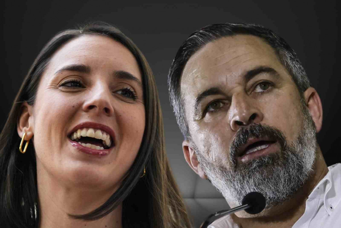 Irene Montero y Santiago Abascal