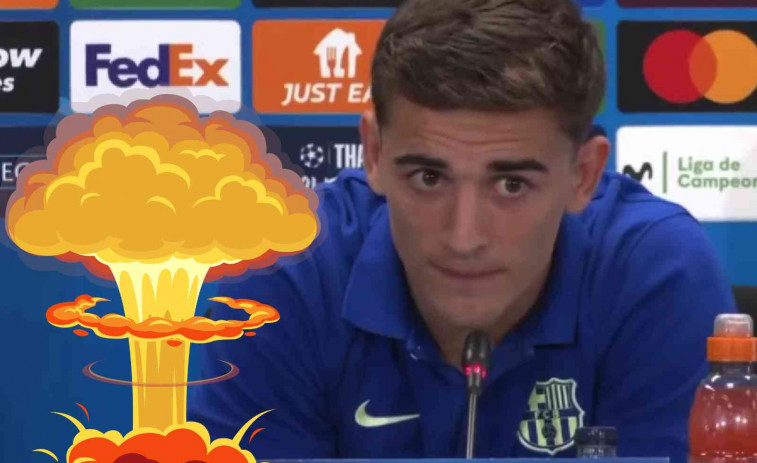 VÍDEO | Gavi esclata en la prèvia del Dortmund: 