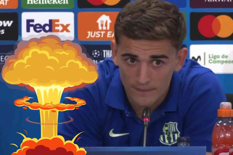 VÍDEO | Gavi esclata en la prèvia del Dortmund: 