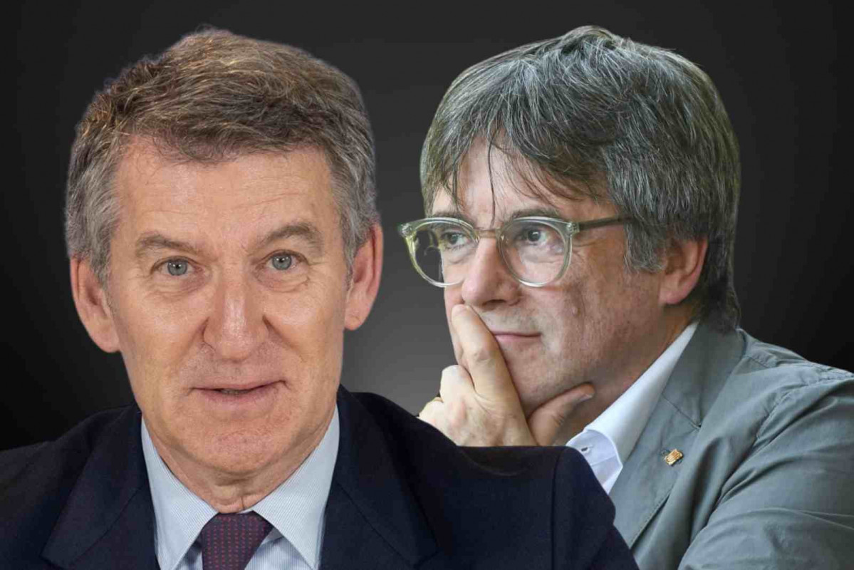 Alberto Núñez Feijóo y Carles Puigdemont (1)