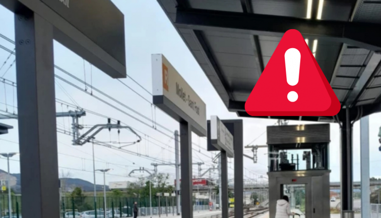 Robatori de cable de coure: els trens de la R3 de Rodalies circulen amb retard
