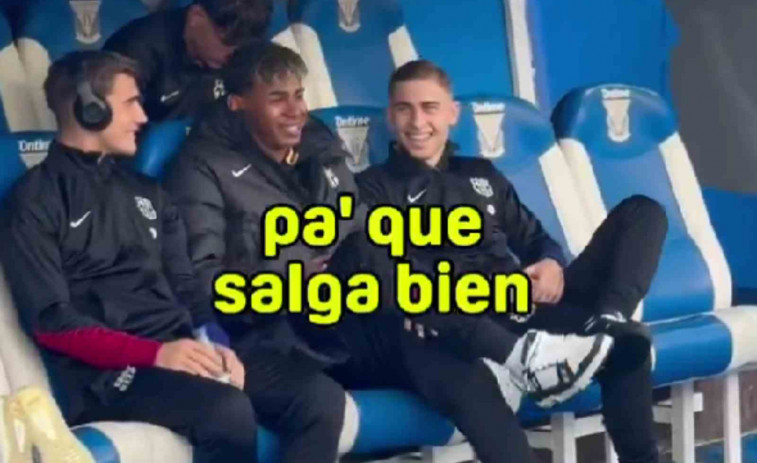 David Bisbal a la banqueta del Barça? El vídeo que ningú esperava amb Lamine Yamal i Gavi