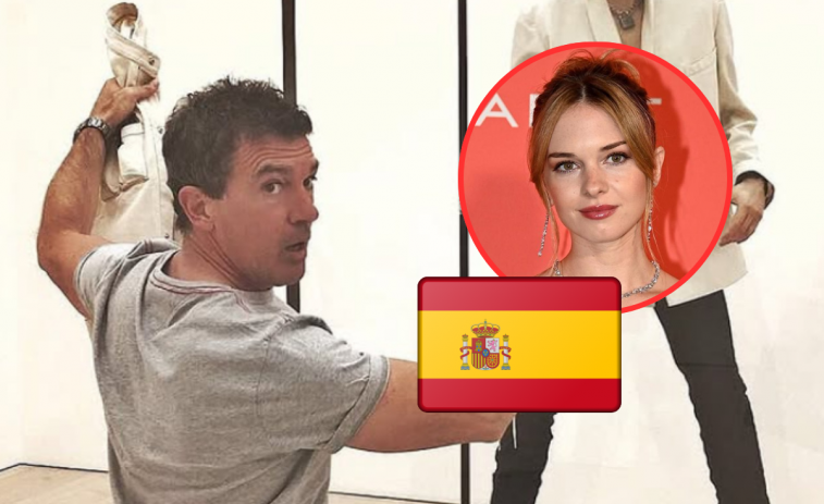 Antonio Banderas presumeix del vincle de la seva filla Stella del Carmen amb Espanya