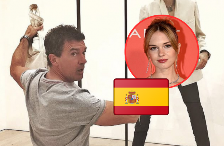Antonio Banderas presumeix del vincle de la seva filla Stella del Carmen amb Espanya