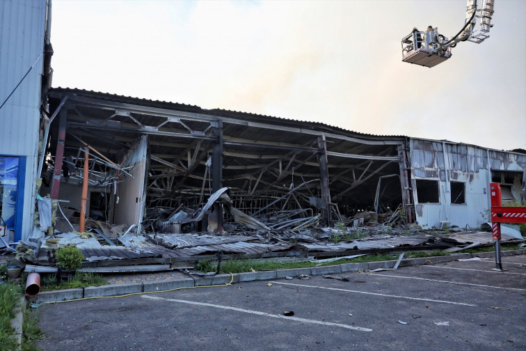 Un incendi arrasa un magatzem de munició de l'exèrcit rus en l'est de Moscou