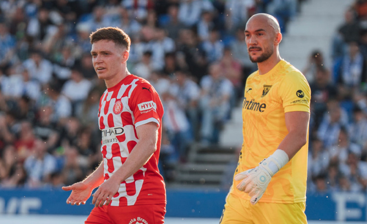 El Girona segueix immers en la lluita per evitar el descens després d'empatar a Leganés (1-1)