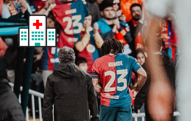 KOundé: el defensa francès del Barça es perd diversos partits del tram decisiu de la temporada
