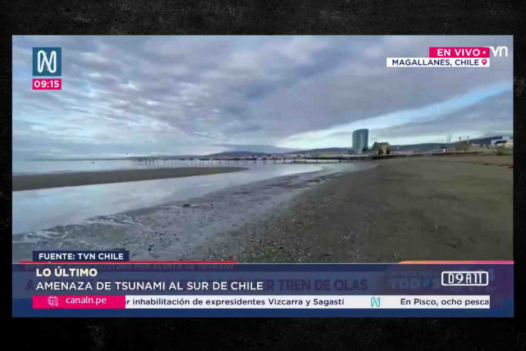 El mar es retira de la costa xilena després d'un terratrèmol de 7,5: pànic per possible tsunami