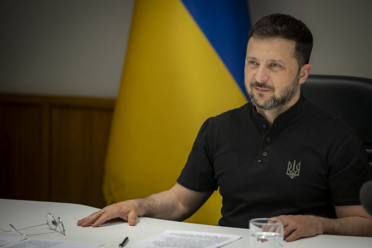 EuropaPress 6695416 april 29 2025 kyiv ukraine ukrainian president volodymyr zelenskyy delivers