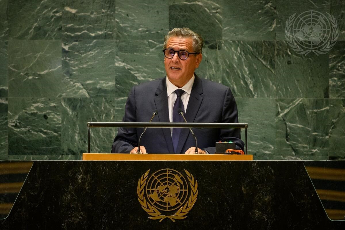 EuropaPress 6234387 primer ministro marruecos aziz ajanuch discurso asamblea general onu