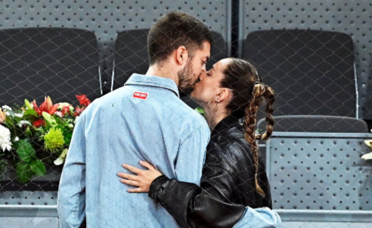 Broncano i Silvia Alonso, enamoradíssims i gaudint del tennis a Madrid