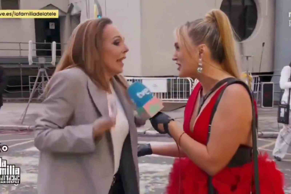 Rocío Carrasco y Marta Riesco en 'La Familia de la Tele'