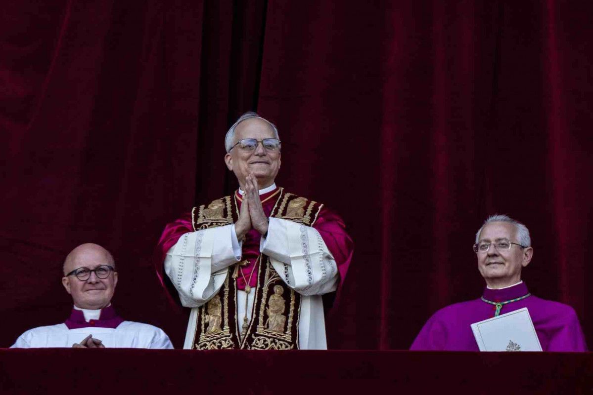 El nuevo Papa Leon XIV.   Oliver Weikendpa