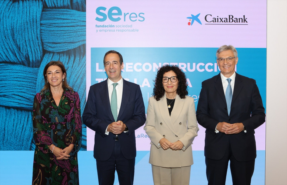 EuropaPress 6708930 directora general fundacion seres ana sainz consejero delegado caixabank