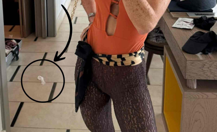Un preservatiu al terra? La foto d’Amelia Bono que encén les xarxes