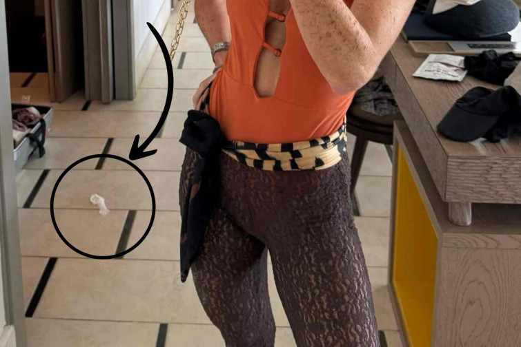 Un preservatiu al terra? La foto d’Amelia Bono que encén les xarxes