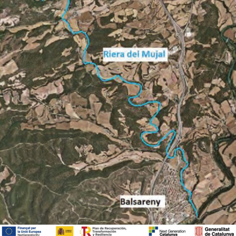 Gran impuls ambiental al Bages: la ACA renaturalitza la riera de Mujal