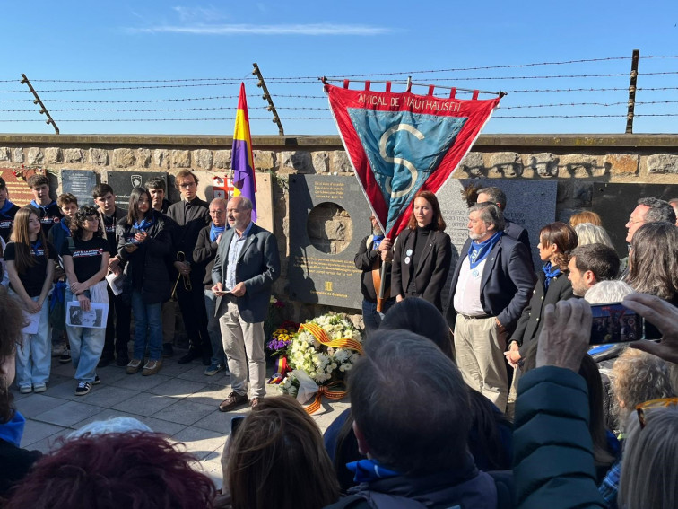 La Generalitat i l'ACM fan història a Mauthausen en el 80è aniversari de l'alliberament del camp nazi