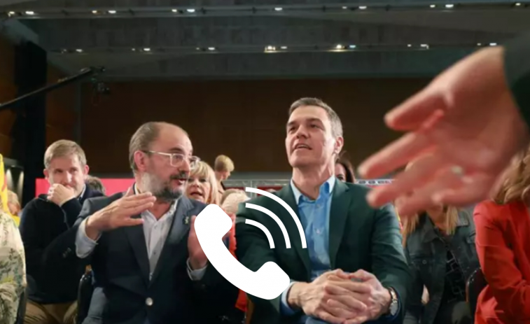 Lambán denuncia nombroses trucades de Pedro Sánchez per retreure-li les seves opinions