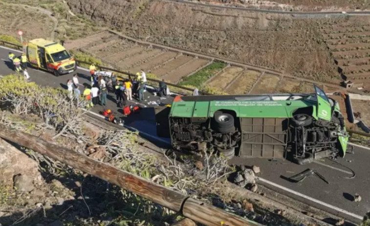 Una dona catalana mor i 10 persones resulten ferides en el greu accident d'un autobús a San Sebastián de la Gomera