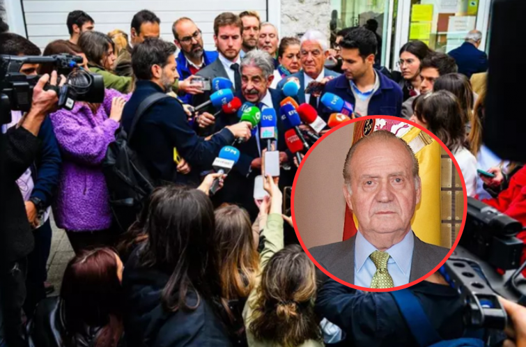 Revilla, ferm després de l'acte de conciliació amb el Rei Emèrit: 
