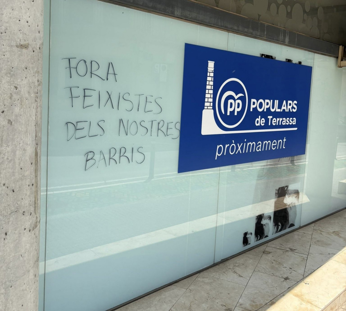 Nueva sede del PP en Terrassa