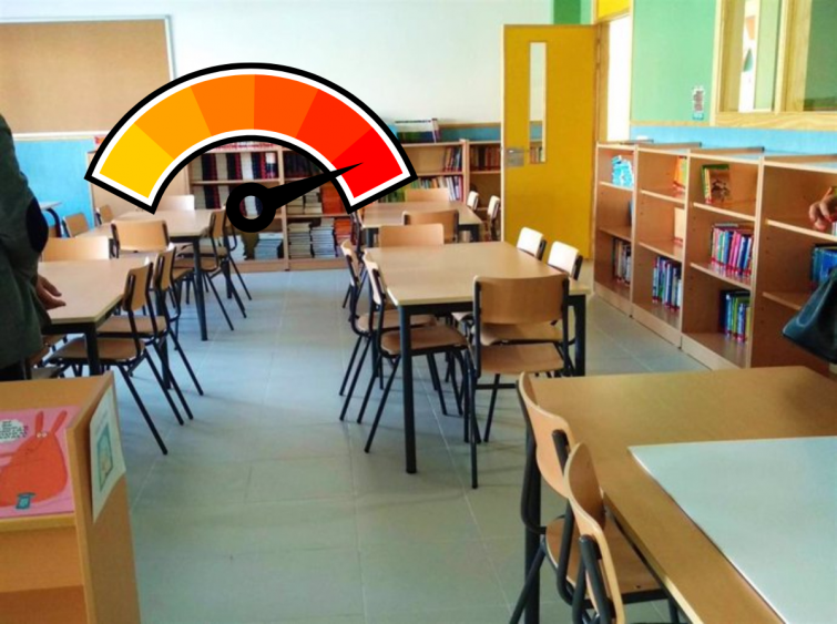 Aules sense aire a Catalunya: CSIF denuncia 