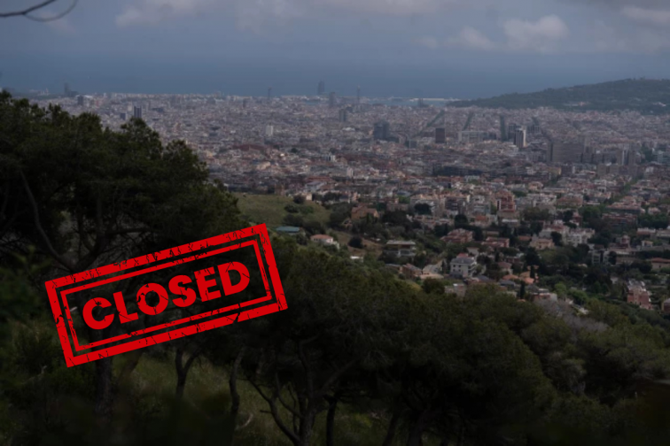 Per què es tanca temporalment el Mirador de Sarrià de Barcelona?