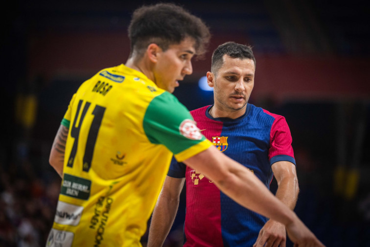 El Barça de futbol sala, a un pas de l'abisme: derrota al primer partit de quarts contra el Jaén (2-3)