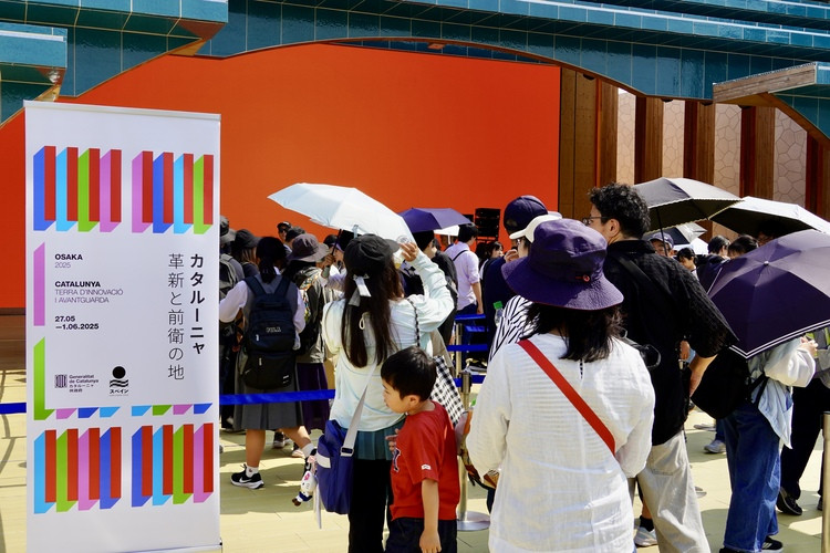 Catalunya arrasa a Osaka: cues de 140.000 persones per descobrir el seu talent, tecnologia i gastronomia