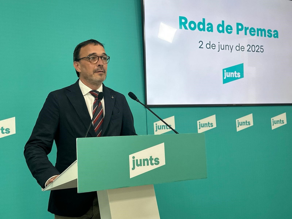 EuropaPress 6769333 portavoz junts josep rius rueda prensa lunes