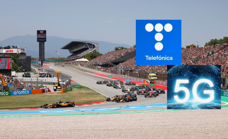 Velocitat a la pista, dades a la xarxa: Telefónica va registrar un salt del 17% en consum durant el GP de F1