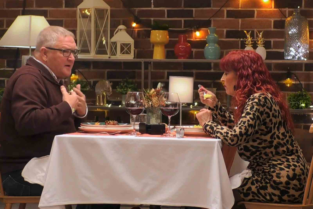 Isabel y Pere en la cita de First Dates