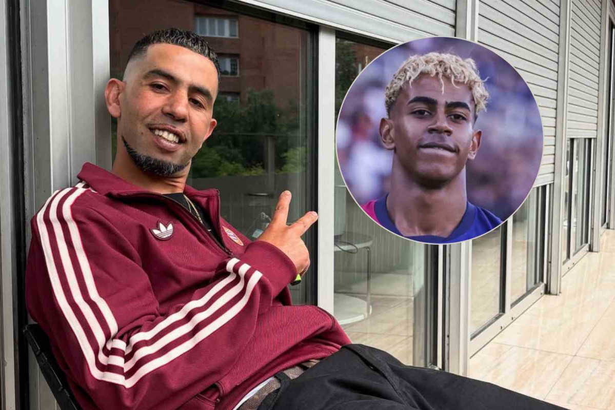 Mounir Nasraou y su hijo, Lamine Yamal   INSTAGRAM