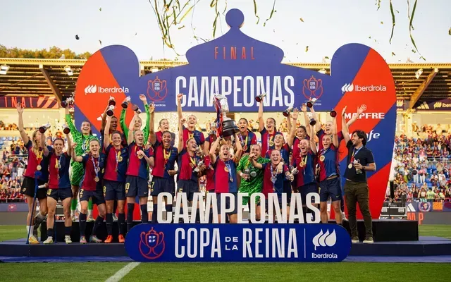 El Barça es fa amb la Copa de la Reina i Clàudia Pina és proclamada la millor jugadora: 