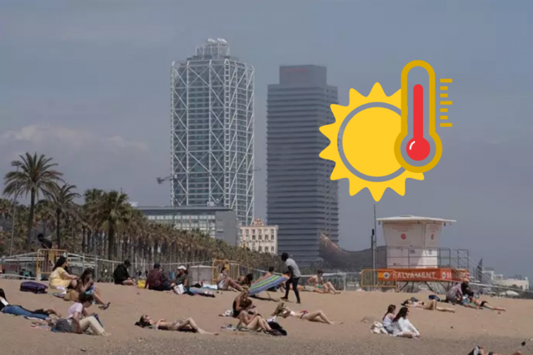 Barcelona s'enfronta a una onada de calor històrica amb temperatures de rècord