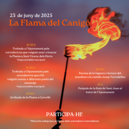 Sant Joan 2025: Cervelló calienta la verbena con la Flama del Canigó
