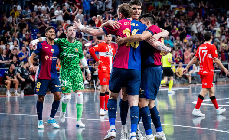 El Barça dóna el primer cop en la final de futbol sala (5-3)