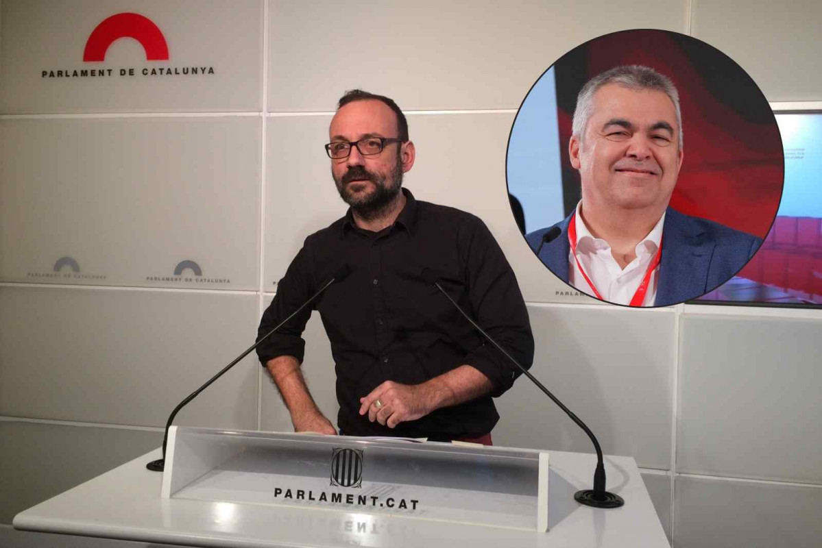 Benet Salellas y Santos Cerdán