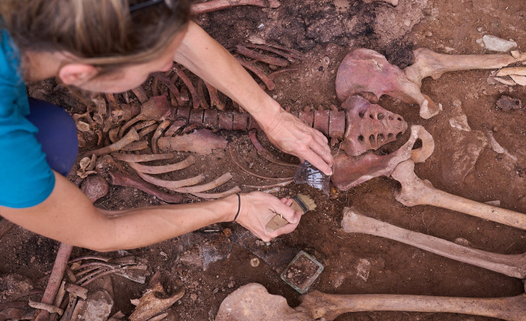 Recuperats les restes de 4 víctimes del franquisme a Castellnou de Bages