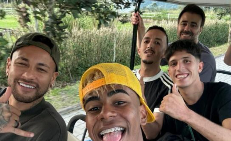 Lamine Yamal de vacances al Brasil amb Neymar