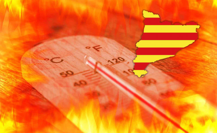 Alerta groga per calor extrema i avís per pluges intenses a Catalunya